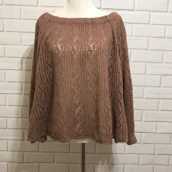 Free People Sweaters - Free People Long Sleeve Open Knit Sweater Large
